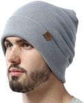 Tough Headwear Cuff Beanie for Women-Winter Hats for Men,Knit Hat, Winter Beanies Hats for Men,Winter Caps for Men,Beanie Cap Light Gray