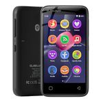 96GB MP3 Player with Bluetooth 5.0 and WiFi, Music Player with Spotify, Audible, Amazon Music, Libby, Spotify Kids, 4" Touchscreen Android MP4 Player with HiFi Sound, FM Radio (Black)