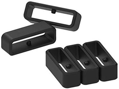 Chofit - Anillos de Repuesto Compatible con Garmin Forerunner 945 230 235 620 630 735XT/Approach S20 S5 S6/Fenix 5/6/7/epix 2 Correas de Silicona para Reloj Inteligente, Color Negro