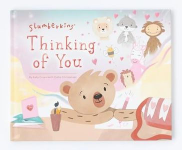 Slumberkins Thinking of You Hardcover Book - Promotes Empathy, Social Skills & Gratitude - Valentine's Day Gifts for Kids
