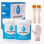 Meuvcol Waterproof Sealant, 21 Oz Transparent Waterproof Coating, Liquid Waterproof Glue Leak Adhesive, Clear Invisible Waterproof Agent for Bathroom, Shower, Roofs, Wood, Indoor & Outdoor