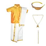 AMIRTHA FASHION Boys Traditional Dhoti & Shirt Set(AMFCMGD7_28)