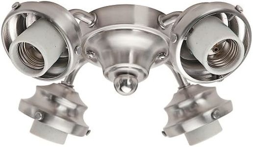 Hunter Fan Company, 99146, Four-Light Brushed Nickel Fitter,Silver