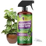 House Plant Bug Killer Spray 200ml – Natural Insecticide for Indoor & Outdoor Plants – Kills Aphids, Spider Mites, Whiteflies, Thrips & Other Pests – Plant Bug Spray for Home & Garden | Ready to use