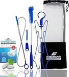 Hydration Bladder Cleaning Kit 6in1 - Suitable for 2L, 3L and All Other Water Bladders - Camelback Backpack Bladder Cleaner Kit with 4 Cleaning Brushes, Drying Hanger, Carry Bag & 2 Cleaning Tablets