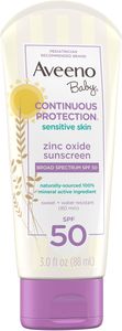 Aveeno Baby Sunscreen SPF 50, Sensitive Skin, 88ml (3oz)