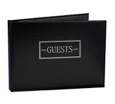 Sourced Hortense B. Hewitt Wedding Accessories All Occasion Guest Book, Black, 7.5-Inches x 5.75-Inches