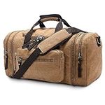 Fsiomo Canvas Duffel Bag for Travel