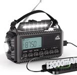 12000mAh Solar & Hand Crank Emergen