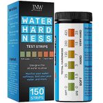 Water Hardness Test Strips - Quick and Accurate Water Softener Test Strips - Hard Water Test Strips with eBook - Ultimate Test Kit for Water Hardness - 150 Test Strips by JNW Direct