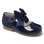 Girls Shoes, Smart Shoes, Mary Jane Shoes, Toddler Shoes, Baby Shoes, Spanish Style, Rollybaby, Cristy (11 UK / 29 EU, Navy)