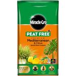 Miracle-Gro Peat-Free Premium Mediterranean & Citrus Plant Compost, 10L