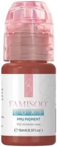 FAMISOO PMU Pigment for Lip (0.5fl.oz/15ml) Professional Tattoo Ink for Long-Lasting Lips Color Microblading Ink Permanent Makeup Beauty Tattoo Supplies(T42-Victorian-Rose-15ml)