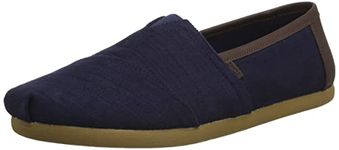 TOMS Men's Alpargata Loafer Flat, Denim Brown, 9 UK