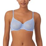 Modern Lace Unlined Demi Bra, Serenity, 34D