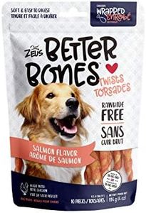 Zeus Better Bones - Salmon Flavor - Chicken-Wrapped Twists - 10 Pack
