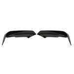 KIMISS 2pcs Front Bumper Fins Car Front Bumper Splitter Car Front Bumper Lip Spoiler Left Right ABS Wind Knife for 3 Series F30 F31 F3 320i 328i M Sport (Glossy Black)