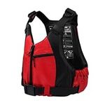 Owntop Buoyancy Aids Adults, Adjustable Buoyancy Jacket Unisex, Swim Vest with Pockets and Crotch Strap for Paddleboarding Kayaking Fishing Watersports - Red XL/XXL