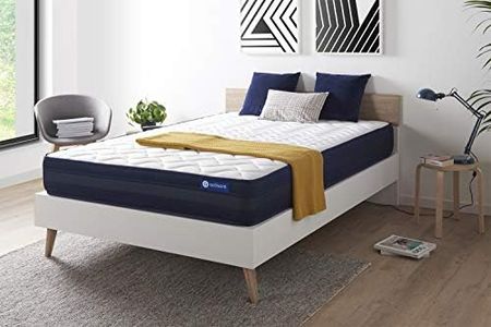 Matelas Actilatex Tech 160 x 200 cm Latex et mémoire de Forme - Epaisseur : 24 cm - Confort : Très Ferme - 5 Zones de Confort