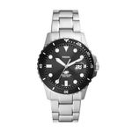 Fossil Analog Black Dial Men's Watch-Fs6032 - Stainless Steel