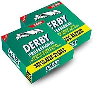 Derby Professional Single Edge Razor Blades, 100 Count (Pack of 2)