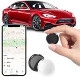 2 Pack GPS Tracker for Cars Work with Find My (iOS Only)Real Time Bluetooth Air Tracker Tag Mini Global Vehicles Tracking Devices Item Finder No Monthly Fee or Subscription Needed No SIM Card Required