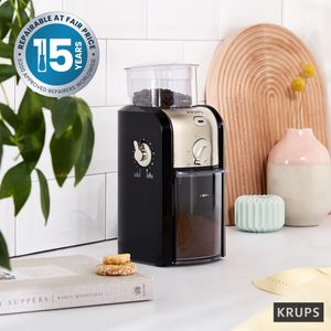Krups Burr Coffee Grinder – Adjustable Grind Settings