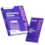 DR.DENT Purple Teeth Whitening Strips 7 Treatments - Enamel Safe Whitening - Non Sensitive Formula - Gentle Whitening Care - Pack of 14 Strips
