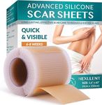 Nexllent Silicone Scar Tape, Silicone Scar Sheets(1.6"X 60" Roll-1.6M), Silicone Scar Removal Sheets for Face, Reusable Medical Grade Silicone Face Patches for Scars, C-Section, Keloid, Burn, Acne, Tummy Tuck, Surgical Scars