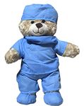 Doctor & Nurse Teddy Bear Plush Toy to Protect and Cuddle at Bedtime by ZZZ Bears (Nurse)