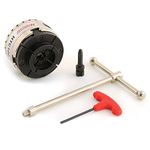 Hurricane Turning Tools, HTC100, 4" Four Jaw Woodturning Chuck Kit, with Dovetail Jaws, for Wood Lathes - NO Insert