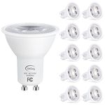 SikSog GU10 LED Bulbs 5000K Daylight White, 8W Equivalent 70W Halogen, 720lm, Non Dimmable Spotlight, 120° Beam Angle, CIR≥85, ETL Listed LED Light Bulbs for Recessed Track Lighting, Pack of 10