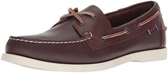 Sebago Men's Docksides Portland Boat Shoes, Dark Brown, 9.5