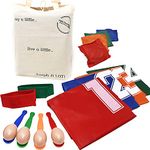 Big Game Hunters Garden Games Outdoor Sports Day Set | Sack Race, 3 Legged Race, Egg and Spoon Race, Bean Bags | Summer Play Equipment for Children & Family | Garden Toys for Gifts