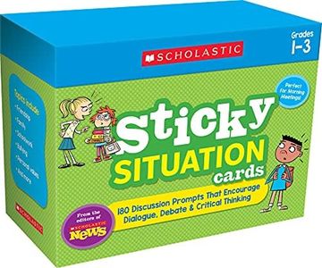 Scholastic News Sticky Situation Cards: Grades 1-3: 180 Discussion Prompts That Encourage Dialogue, Debate & Critical Thinking