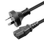 2m/6.6ft 3 Prong Plug Power Cord Ca