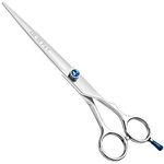 LILYS PET HIGH-END SERIES 7" or 8" or 9" or 10" Japanese 440C Stainless steel Professional Pet Grooming Cutting Scissors With Beautiful Blue Screw (8")