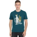 Kalvettu Yamirukka Bayamen Murugan T-Shirt for Men - Half Sleeve (Petrol, X-Large)