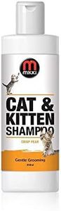 Mikki Cat & Kitten Shampoo, Low Foaming Formula, Easy Rinse, Gentle, Non-Irritating, 250 ml, Crisp Pear Fragrance