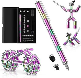 ALEIFLE Fidget Pen,Penna Pen, penna magnetica, divertente multifunzione, per alleviare lo stress, per uomini,Penna a sfera, Idea regalo creativa divertente antistress