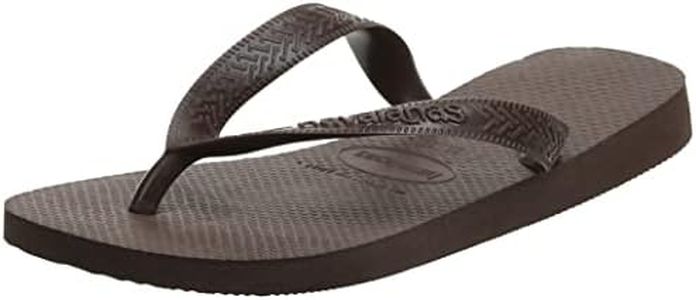 Havaianas Unisex Top Thongs Sandal, 39/40 BR Size, Cafe Brown