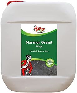 POLIBOY Marmor Granit Pflege - Imprägnierendes Pflegemittel für Naturstein - Glanzpolitur mit Schutzwirkung - 5 Liter - Made in Germany