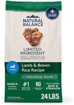 Natural Balance Limited Ingredient Puppy Dry Dog Food with Healthy Grains, Lamb & Brown Rice Recipe, 24 Pound (Pack of 1)