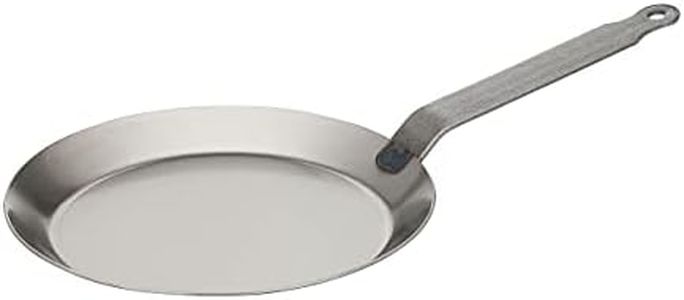 Matfer Bourgeat Black Steel Crepe Pan, 240 mm Diameter