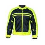 WICKED STOCK Breathable Mesh Motorcycle Riding Jacket for Men with CE (Certified) Protective Padded Armor