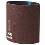 8 inch x 19 inch 80 Grit Sanding Belts, Belt Sander Accessories for Woodworking, Floor Polishing, 12 Pack Aluminum Oxide Sander Belts