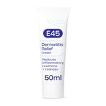 E45 Dermatitis Cream 50 ml to Treat Symptoms of Dermatitis or Eczema – Relieve Itching and Reduce Inflammation and Redness - Anti-Inflammatory Eczema & Dermatitis Cream - Steroid Free