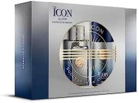 Banderas Perfumes - The Icon Elixir - Gift Set EDP 100 ml + Deodorant 150 ml - Long Lasting - Masculine and Elegant Fragance - Amber Woody Notes - Ideal for Special Events