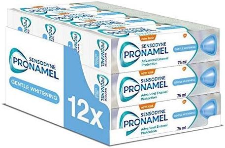 Sensodyne Pronamel Gentle Whitening Toothpaste, Enamel Care Repair Toothpaste Multipack, For Strong Teeth And Fresh Breath, 75 ml, Pack of 12