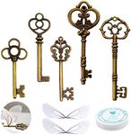 Aokbean 50 PCS Vintage Skeleton Key